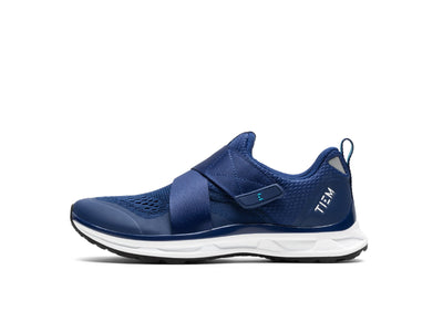 TIEM Athletic Slipstream Indoor Cycling Shoes | Outer Side View | Classic Navy