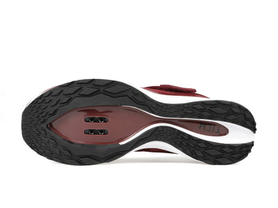 TIEM Athletic Slipstream Indoor Cycling Shoes | Sole | Merlot